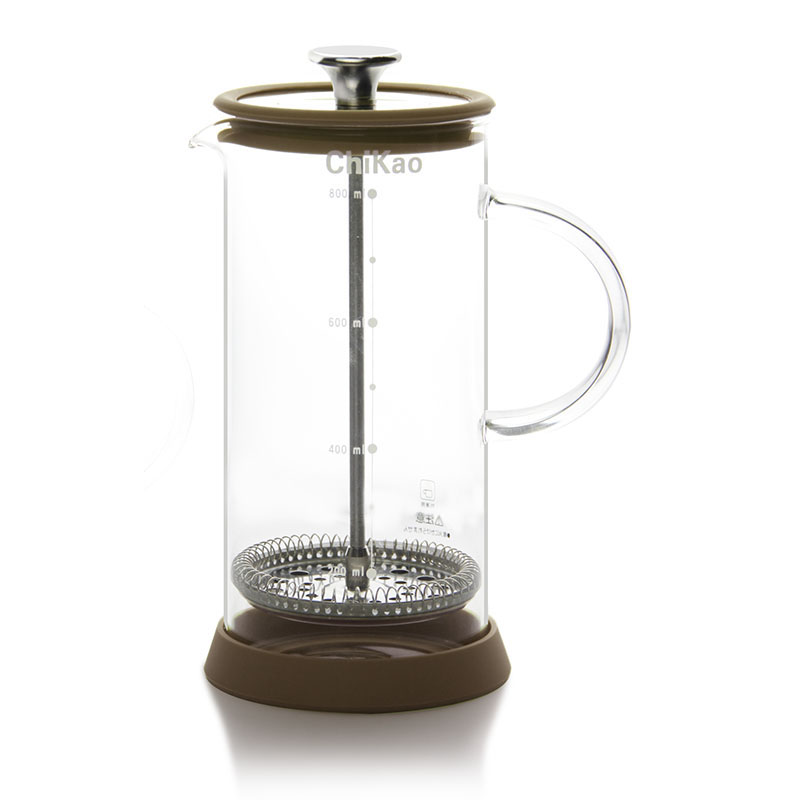 French pressed coffee pot, high-quality French pressed coffee filter pot, tea infuser with multiple 